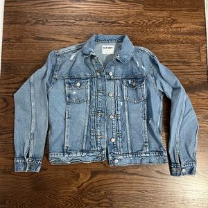 Distressed Denim Jacket